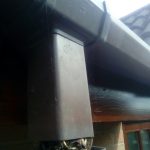 Guttering blocked causing internal damp in Telford