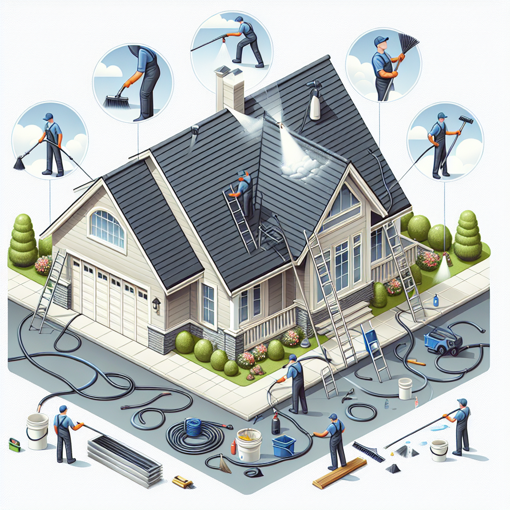 Gutter and roof cleaning