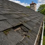 roof damage