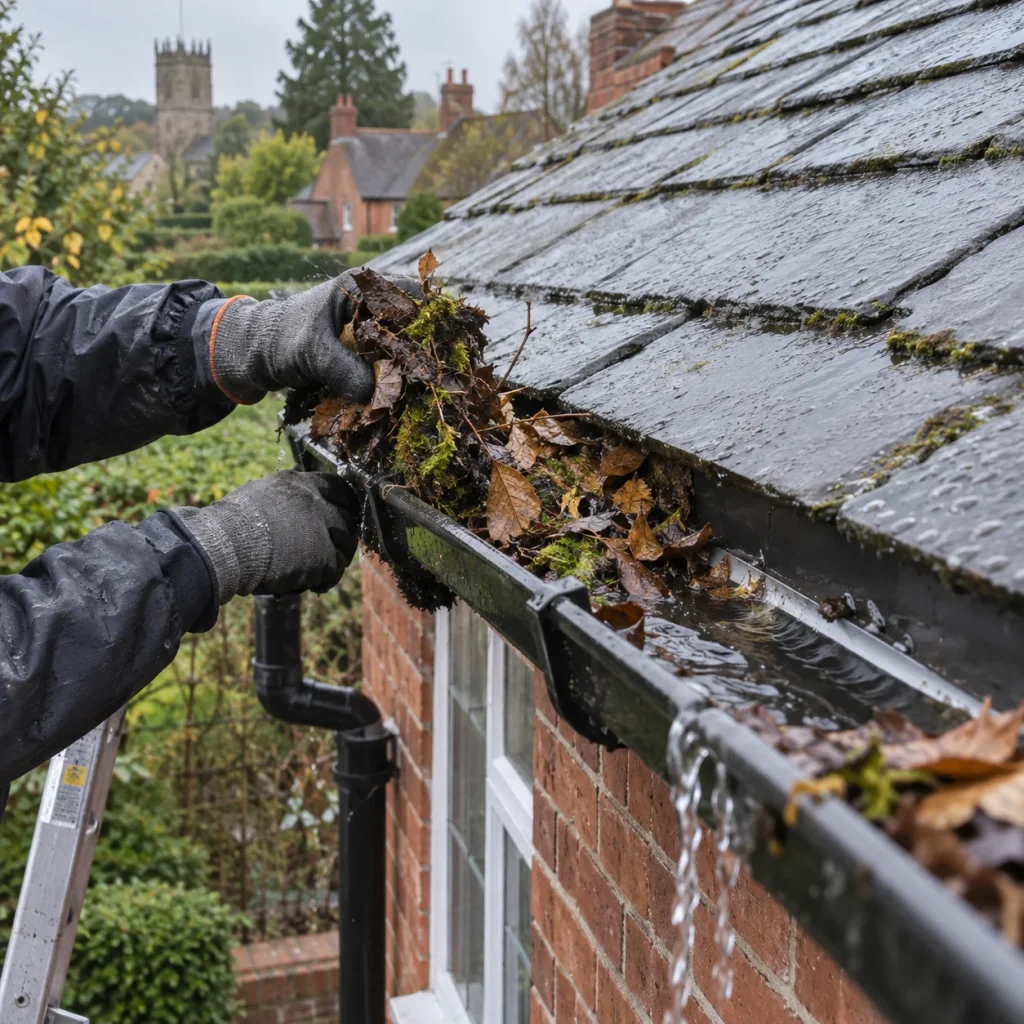 gutter cleaning Market Drayton