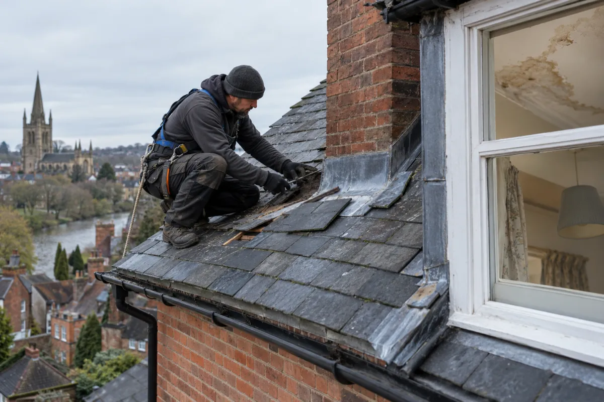 Roof leak repair Shrewsbury
